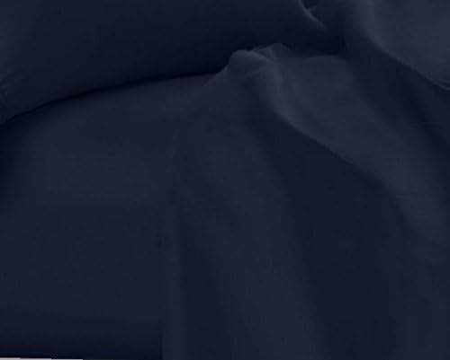 Clara Clark Bed Sheets, Premier 1800 Series 4 Piece Bed Sheet Set, Deep Pocket, Wrinkle, Fade, Stain Resistant, Luxury Soft Bedding Sheets & Pillowcases, California King, Navy Blue