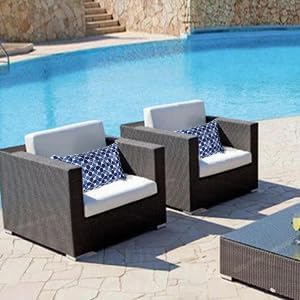 Outdoor Lumbar Pillows - Decorative Pillows with Insert Included Set of 2 Outdoor Pillows for Patio Furniture 12x20 Inch