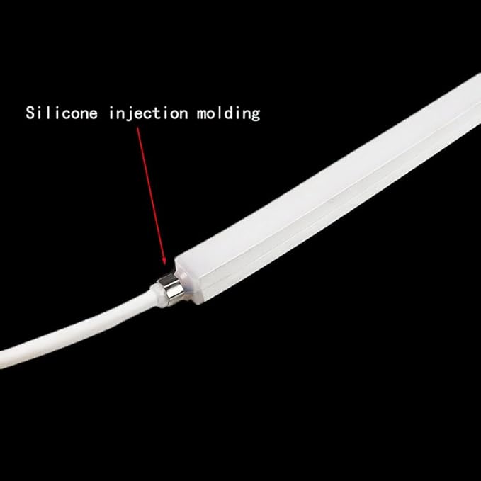 Silicone Soft LED Strip 16.5 FT,LED Landscape Lighting,24V Low Voltage Step Light 3000K Warm White Light,IP68 Waterproof Outdoor Landscape Lighting,Suitable for Courtyard Wall Stairs