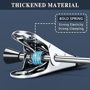 Pants Hangers with Clips for Women 120 Pack Adjustable Heavy Duty Space Saving Skirt Hangers Non-Slip Trousers, Jeans Clothes,Shorts Black,12Inch