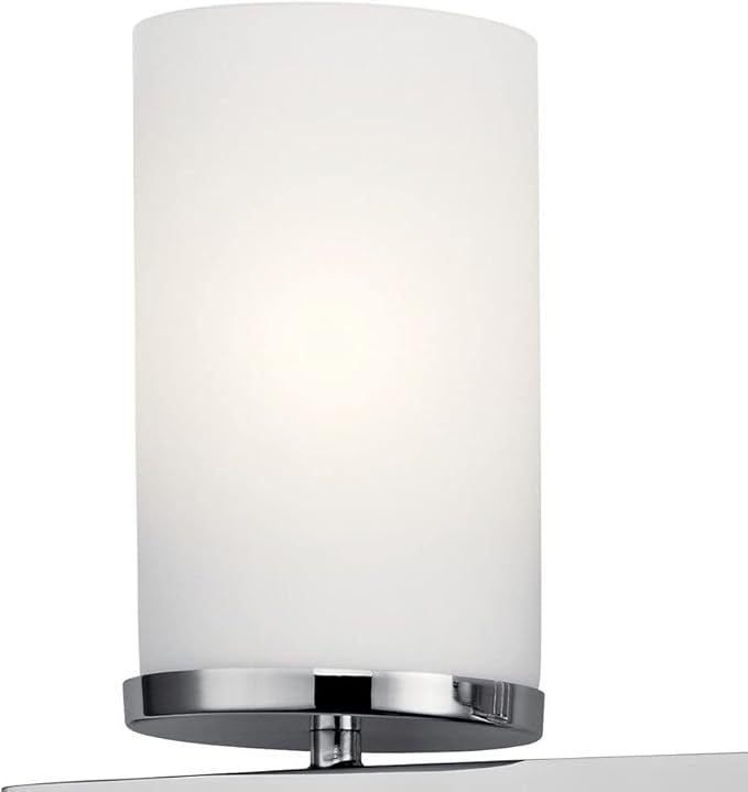 Kichler Crosby 31" 4 Light Vanity Light Satin Etched Cased Opal Olde Bronze®