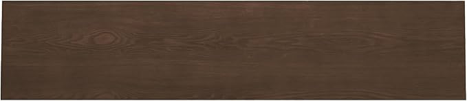 55.12" Wood Console Table for Entryway, Narrow Long Real Wood Fluted Design Sofa Tables Behind Couch Table Entryway Tables with 2-Tier Storage Shelves for Living Room, Hallway, Foyer, Walnut