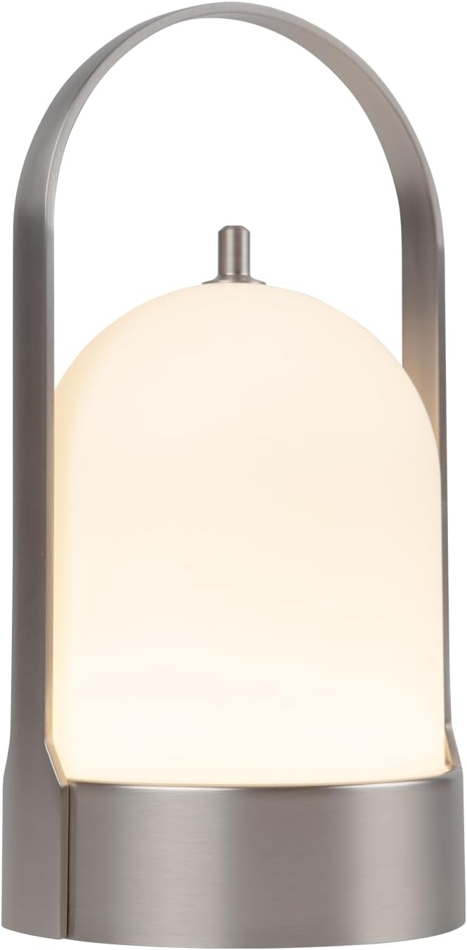 Tubicen Portable LED Outdoor Table Lamp Waterproof, 4000mAh Battery Operated Cordless Table Lamp Rechargeable, 4-Way Touch Dimmable Portable Patio Outdoor Table Lanterns for Patio Dinner Camping