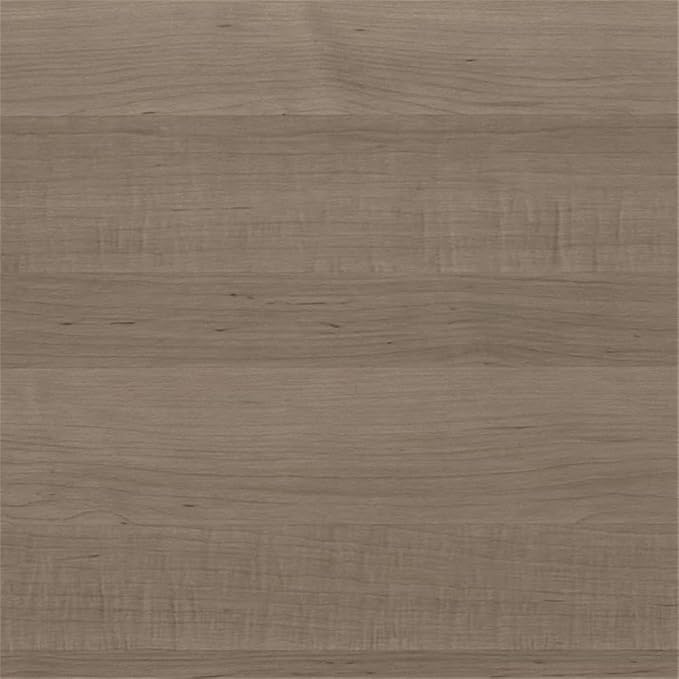 Pemberly Row Tall 5 Shelf Bookcase in Ash Gray (Set of 2) - Engineered Wood