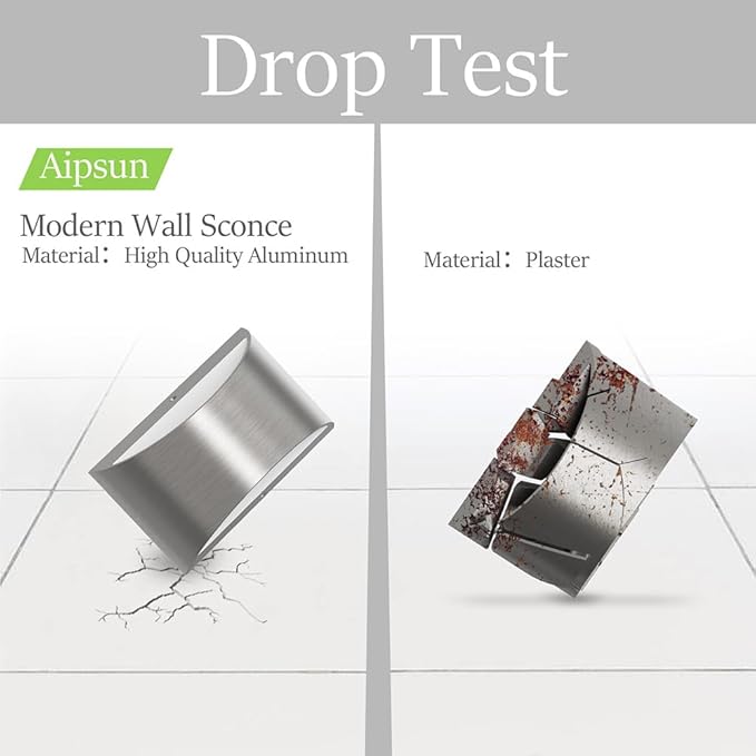 Aipsun Nickel Modern LED Wall Sconce Hardwired Indoor Wall Lights Set of 2 Up and Down Wall Mount Light for Living Room Bedroom Hallway Corridor Conservatory Warm White 3000K(with G9 Bulbs)