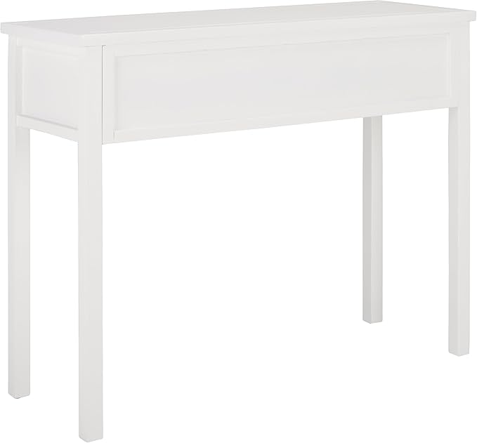 SAFAVIEH Home Collection Cindy Farmhouse White 3-Drawer Console Table