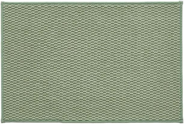 Bathroom Rugs Non Slip Washable, Super Absorbent Thin Bath Mat Small Quick Dry Low Pile Bathroom Rug, Sage Green 20"x30"