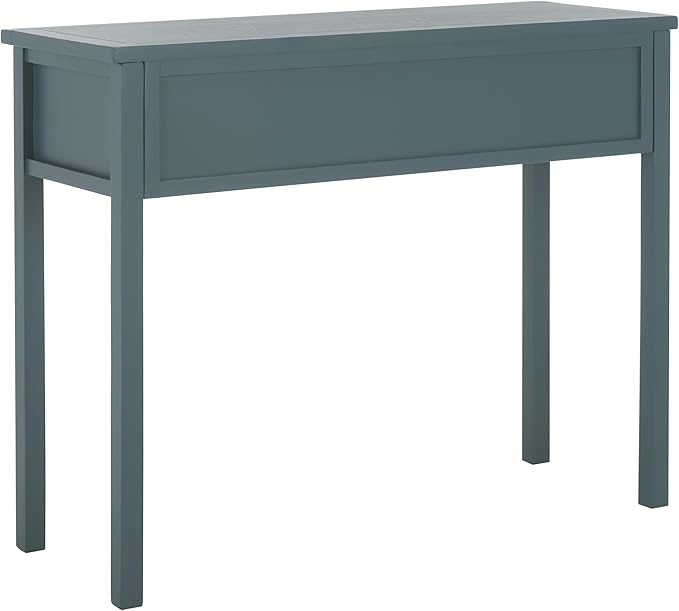 SAFAVIEH Home Collection Cindy Farmhouse Slate Teal 3-Drawer Console Table