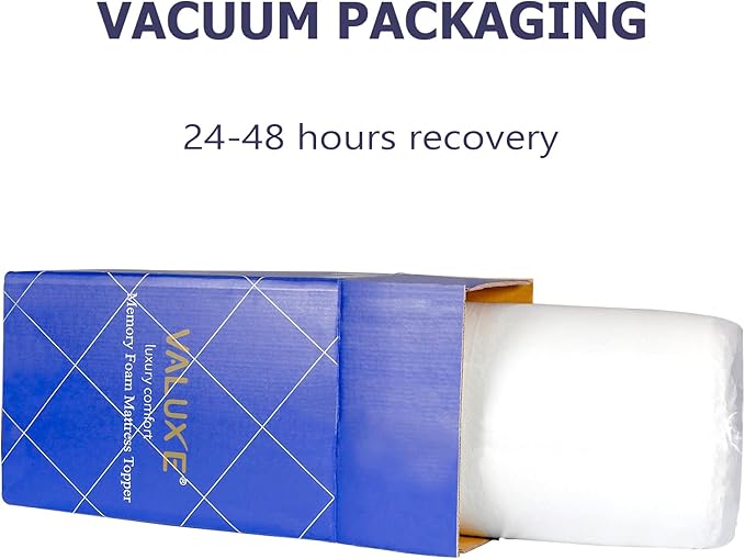 3 Inch Gel Memory Foam Mattress Topper Twin XL Size High Density Cooling Pad Pressure Relief Bed Topper (with Removable & Washable Bamboo Cover)