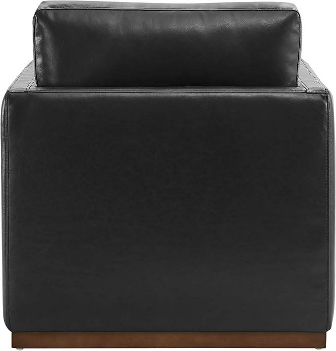 CHITA Swivel Accent Chair, FSC Certified Mid Century Modern Arm Chair for Living Room and Bedroom, Fully Assembled, Black