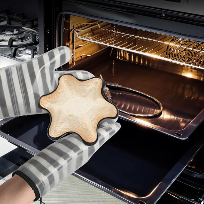 RUVINCE Nonstick Tortilla & Taco Shell Maker Set of 6, 8.75-Inch Heavy-Duty Bakeware for Mexican Cuisine