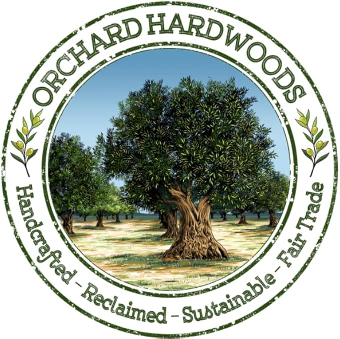 12" Artisan Olive Wood Serving Bowl/Centerpiece Rare Decorative Wooden Bowl for Fruit, Salad, Snacks, Chips. Popcorn. In Small 6", Med 7", Lg 8", XL 11", XXL 12". (XXL 12 inch)