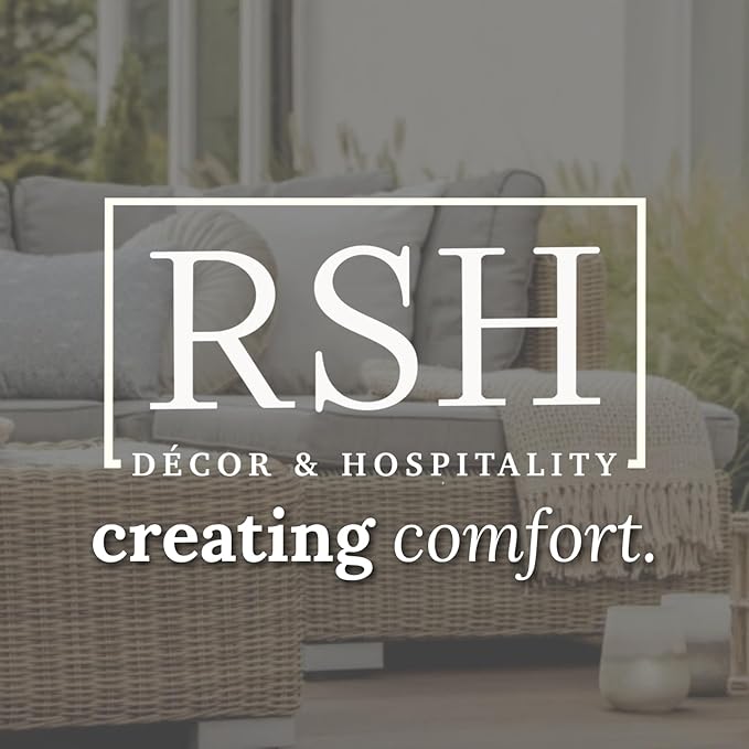 RSH DECOR: Sunbrella Square Throw Pillows Set of 2 | 20" x 20" | Water and Fade-Resistant Performance Fabric | Outdoor Pillow Covers with Down-Alternative Inserts | Canvas Taupe