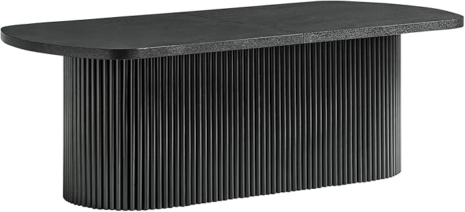 HULALA HOME Modern Lift Top Coffee Table with Storage, Space Saving Living Room Table, Multi-Functional Wood Coffee Table(Black)