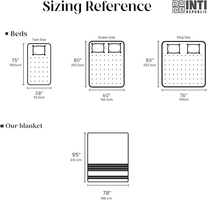 Reversible Alpaca Wool Blanket | Dual-Sided Queen Throw | Super Soft, Thick & Breathable | Cozy and Hypoallergenic Large Blanket for Bed, Couch, Camping or Gift | 95" L x 78" W