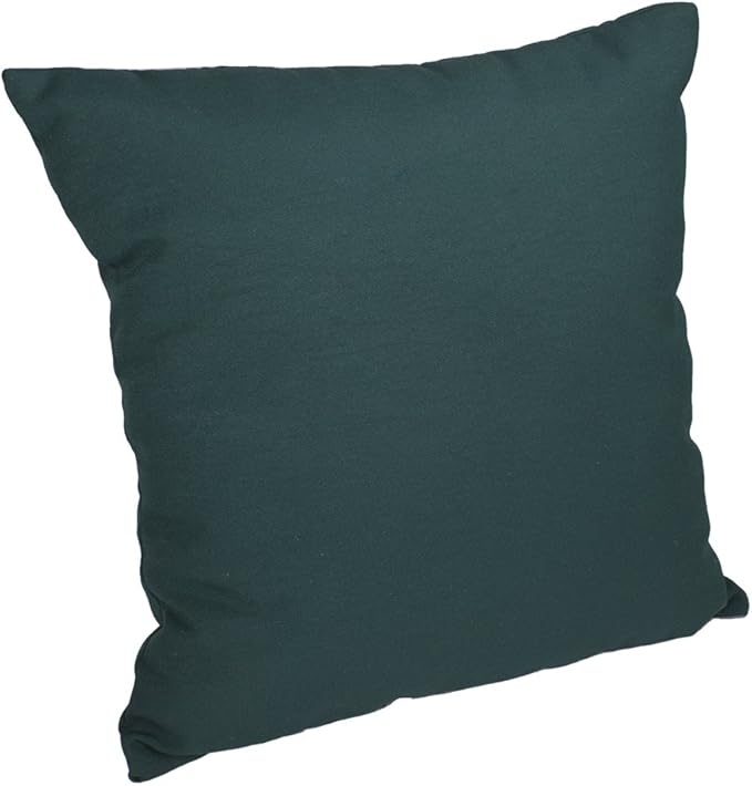 Comfort Classics Set of 2 16W x 16D x 5H Spun Polyester Outdoor Throw Pillow in Solid Spruce Inc.