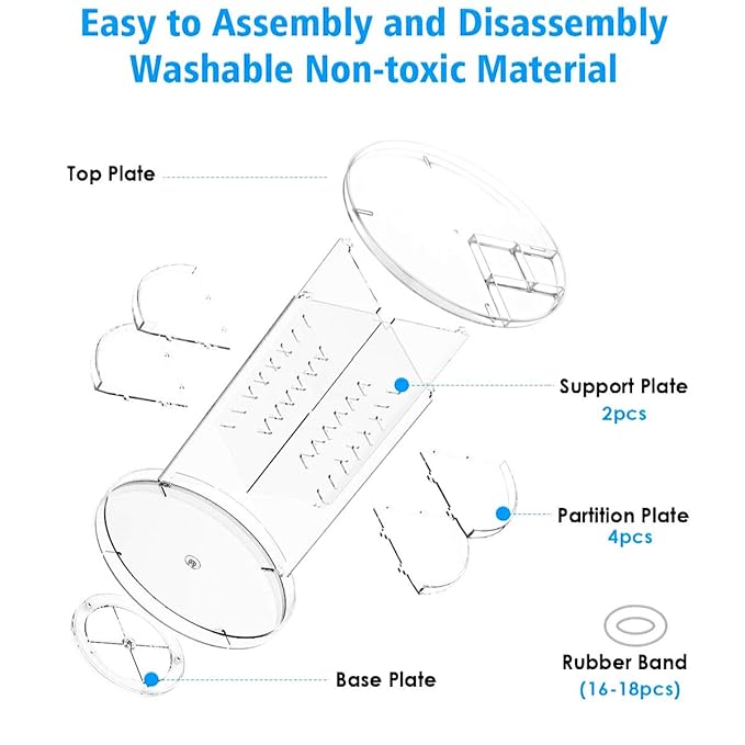 360 Rotating Makeup Organizer,Skincare Perfume Organizer,With Brush Holder Cosmetic Display Case Adjustable Detachable Shelves,Fits Bedroom Dresser or Countertop Multifunctional Cosmetic Holder