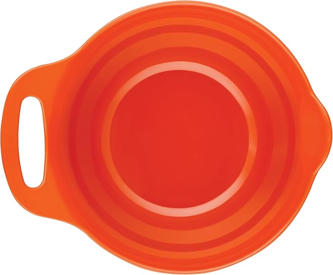 Rachael Ray Pantryware Mixing Bowl Measuring Cup and Utensil Set, 10 Piece, Orange