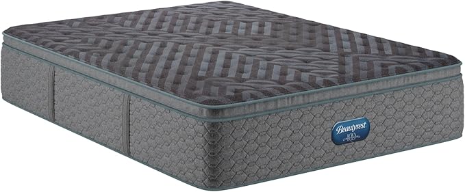 Beautyrest Days End Medium Firm Pillow Top 14.75" Mattress - Cal King - Cooling Tech, Supportive Durable Pocketed Coils, Pressure Relief, Motion Separation; 100 Night Sleep Trial and 10 Year Warranty