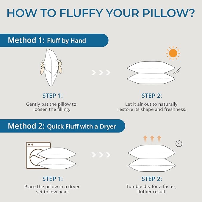 Sasttie Pillows Queen Size Set of 4, Bed Pillows for Side, Back, and Stomach Sleepers - Oeko-Tex Certified Supportive Down Alternative Plump Filling - Hotel Quality and Machine Washable, 4 Pack