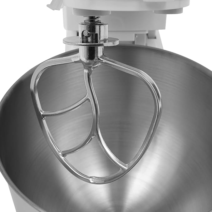 Stand Mixer, 3-in-1 Food Processor Multifunctional Electric Kitchen Mixer with 6 Accessories for Most Home Cooks, 6.34 Qt (White)