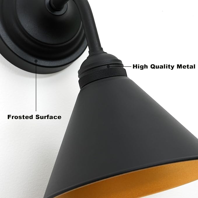 HEQIQEH Modern Battery Operated Wall Sconces Set of 2 with Metal Lamp Shade, 13 RGB Color Changing Dimmable Battery Wall Mounted Lamps with Remote Control for Bedroom, Galleries, Hallway, Hotels