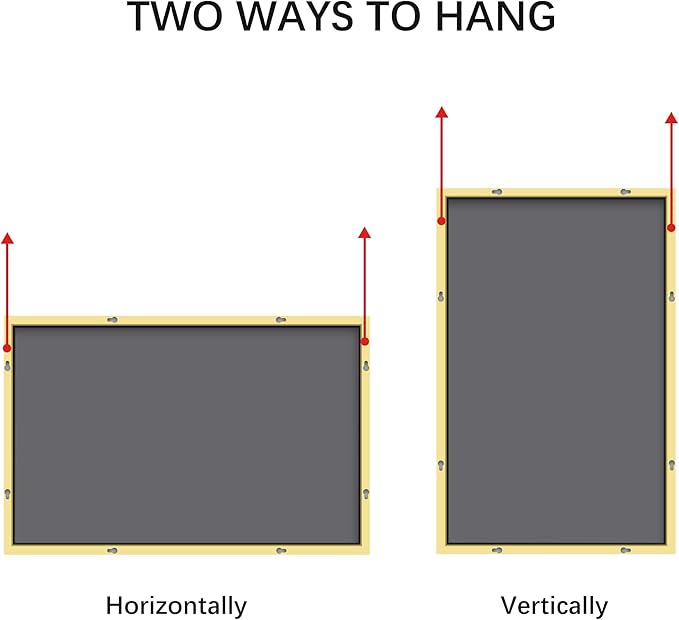 36x48inch Bathroom Mirror, Gold Rectangle Mirror with Thin Metal Frame, Large Rectangular Wall Mirror for Bathroom, Living Room, Hair Salon, Big Farmhouse Mirror Hang Horizontal/Vertical