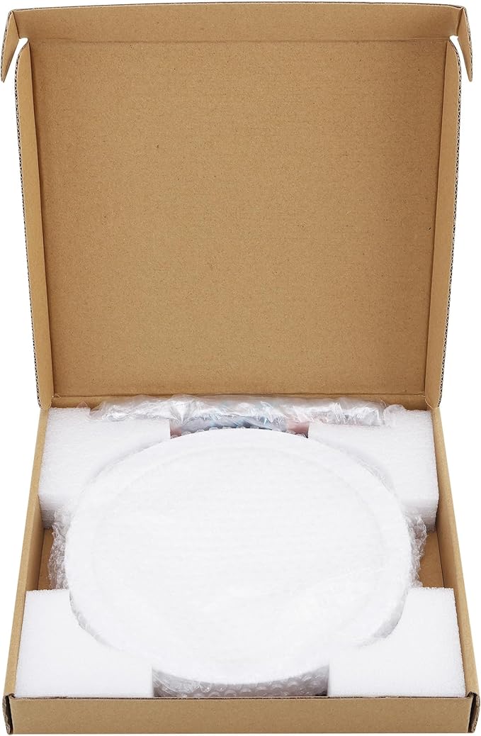 7 Inch Flush Mount Ceiling Light Fixture, 5CCT Adjustable LED Ceiling Light, Flicker-Free, Bedroom Ceiling Light, Dimmable Close to Ceiling Light – Ultra Thin, CRI90 – 2 Pack with Black Color Ring