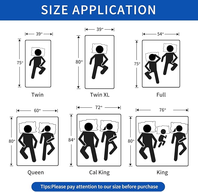 3 Inch Gel Memory Foam Mattress Topper Twin, Cooling Mattress Topper with Removable & Washable Bamboo Cover, CertiPUR-US Certified