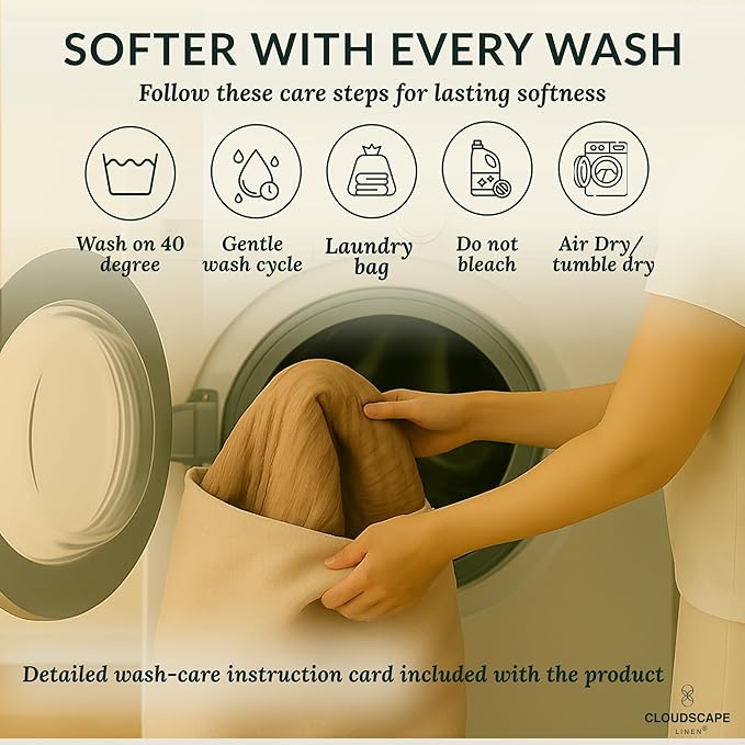 Extra Large 4 Layer Muslin Throw Blanket, 100% Cotton Blanket for Couch, Bed,Sofa, Home Decor,Pre-Washed Gauze, Best Summer Blanket, 50x70, Beige Fog