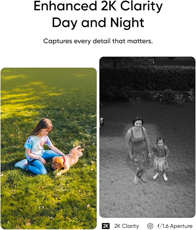 eufy Security SoloCam E30, 2 Pack, Security Cameras Wireless Outdoor, Solar Camera Outdoor Wireless, 360° Pan, AI Tracking, 2K Clarity, No Monthly Fee