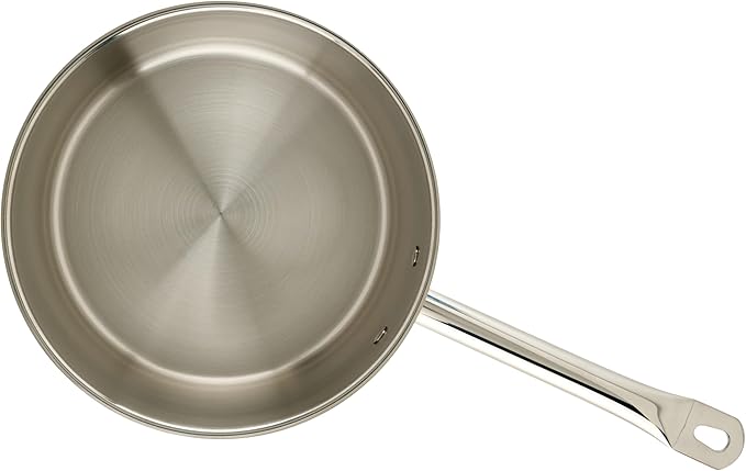 Winco Heavy-Duty Stainless Steel Sauce Pan with Cover, 6 Quart