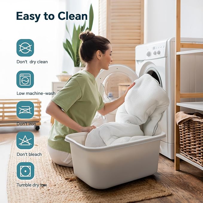 4 Inch Memory Foam Mattress Topper Queen Size - Dual Layer 3 Inch Cooling Gel Memory Pad and 1 Inch Pillow Top Mattress Cover for Back Pain - 60" x 80" x 4"