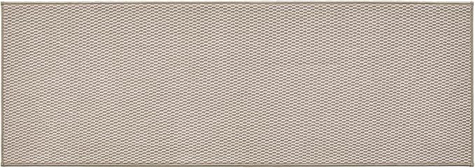 Bathroom Runner Rugs, Long Bath Mat Runner Washable Thin Quick Dry Low Pile Bathroom Runner Rugs Non Slip, Beige 24"x70"