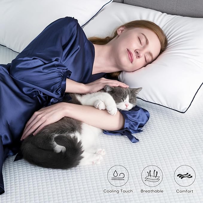 3 Inch Memory Foam Mattress Topper Full Size, 2 Inch Cooling Egg Crate Gel Memory Foam Plus 1 Inch High Density Gel Bed Topper