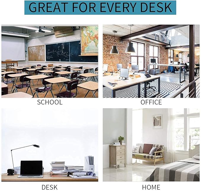 Vlando Desk Organizer with Drawer, Back to School Supplies - 5 Compartment Desktop Storage Holder with Organizer Section for Desk Accessories (Gray)