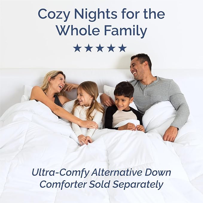 Split King Size 5 Piece Sheet Set - Comfy Breathable & Cooling Bed Sheets Set - Hotel Luxury Bedding for Women, Men, Kids, Teens, Boys & Girls - Deep Pockets and Wrinkle Free - Oeko-Tex - Light Blue