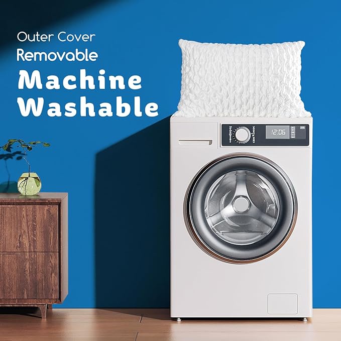 Cooling Side Sleeper Pillow for Neck and Shoulder Pain, Luxury Shredded Memory Foam Pillows for Sleeping, Firm Bed Pillows Queen Size Set of 2- Adjustable Queen Size- Washable Cover Original White