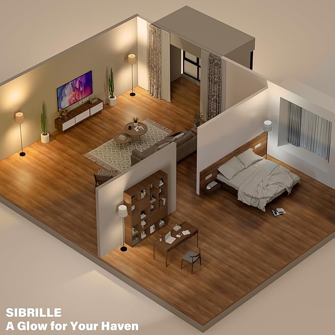 Floor Lamp with Linen Shade - 62" Dimmable LED Standing Lamp with Foot Switch, 3 Color Temps, 9W E26 Bulb Included, Black Floor Reading Light Corner Lamp for Living Room Bedroom Office