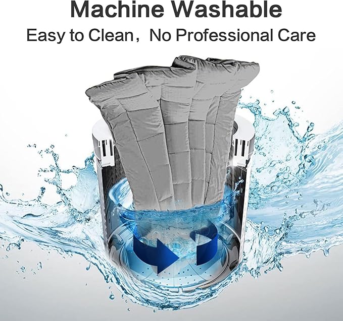 EASELAND Twin XL Mattress Pad Pillow Top Mattress Cover Quilted Fitted Mattress Protector Extra Long 8-21" Deep Pocket Cooling Mattress Topper (39x80 Inches, Light Grey)