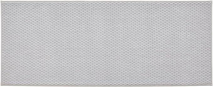 Bathroom Runner Rug, Long Bath Mat Washable Thin Quick Dry Low Pile Bathroom Runner Rugs 24 x 60 Non Slip, Light Grey 24"x60"