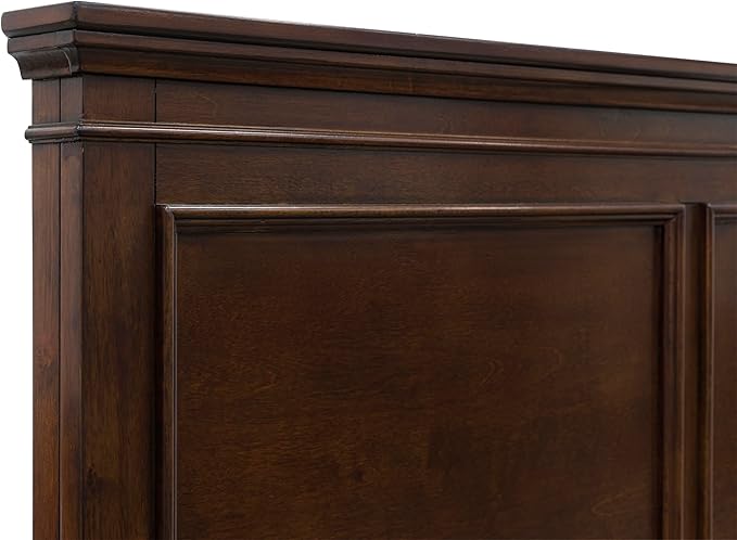 Signature Design by Ashley Danabrin Farmhouse Panel Headboard, King/California King, Dark Brown