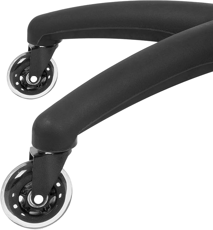 Chair Master FSS Series Square seat (20"-28") seat Height Chair. Vinyl-for Office, Garage, Desk, Shop, Computer, Doctor, Medical, Easy to Clean! 18" Footring (Black, Mid Stool, Rubber Roller Casters)