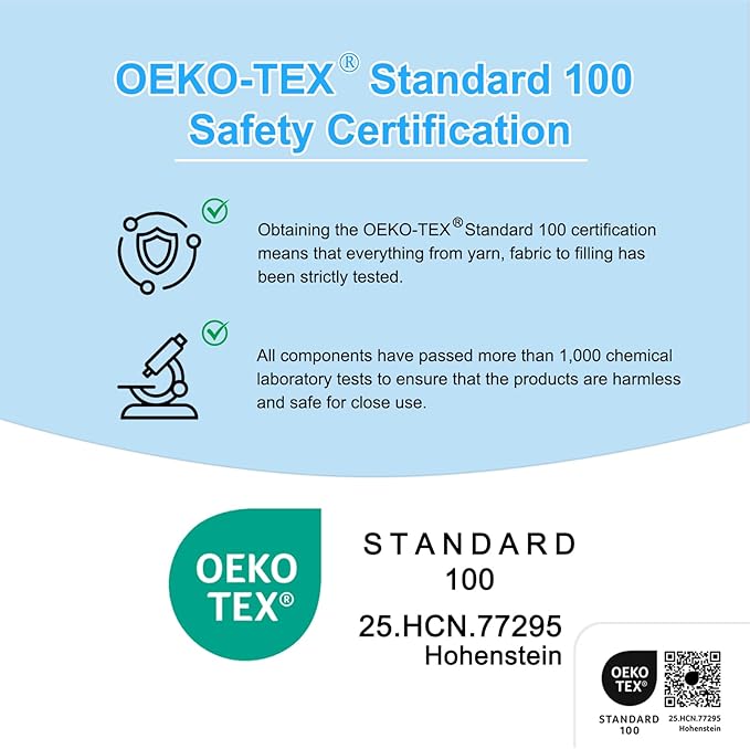 YOUR MOON Soft Pillow King for Sleeping, Super Soft Support Down Alternative Pillow, 100% Cotton Shell Luxury Comfy Fluffy Bed Pillows for Sleep(Gray)