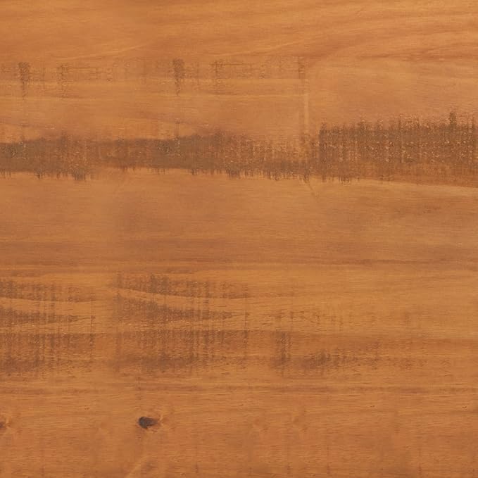 Walker Edison Modern 6-Drawer Solid Wood Dresser Bedroom Storage, 57 Inch, Caramel