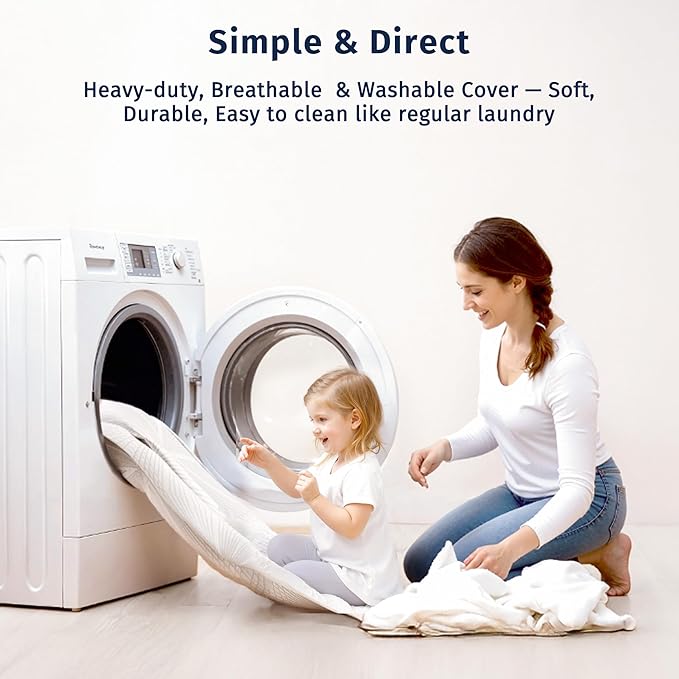 Ballad 3 Inch Memory Foam Mattress Topper Twin XL Size, High Density Cooling Pad with Premium Removable Cover, Pressure Relief Bed Topper, (CertiPUR-US & Oeko-Tex Certified)