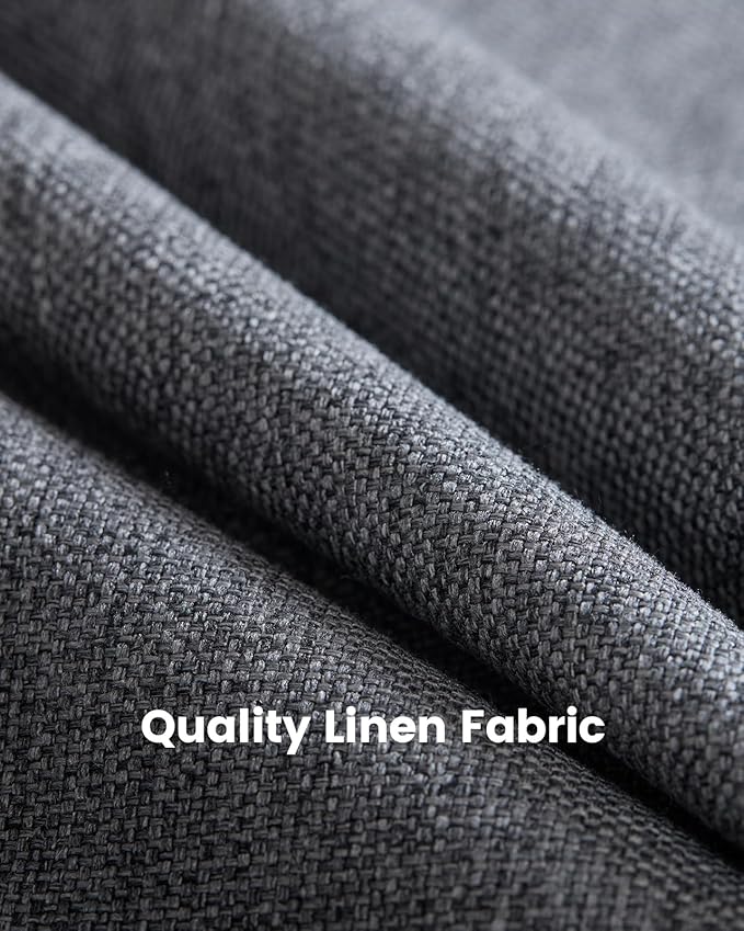 Pipishell Full Size Bed Frame with 12 Thickened Legs&Fabric Upholstered Headboard,1300 Lbs Weight Capacity, Adjustable Headboard, No Box Spring Needed, Easy Assembly, Underbed Storage(Solid Wooden)