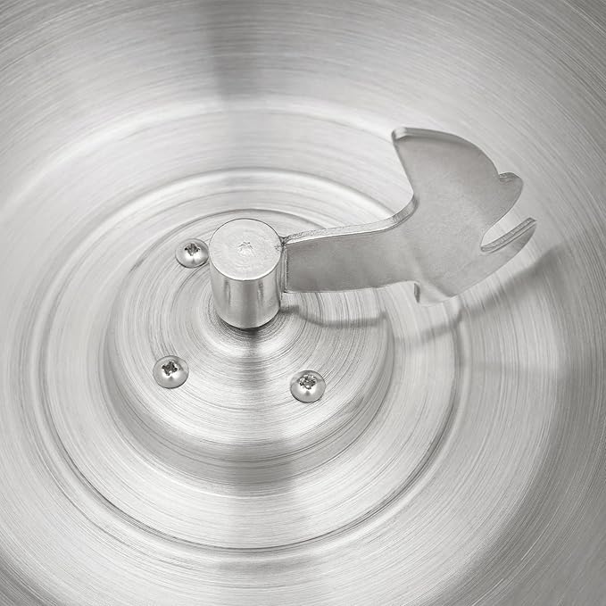 Electric Dough Maker with Ferment Function 5L/4.5QT Dough Mixer Machine, Automatic Stainless Steel Flour Kneading Machine with Microcomputer Timer, Tabletop Split Design Dough Mixer (Silver)