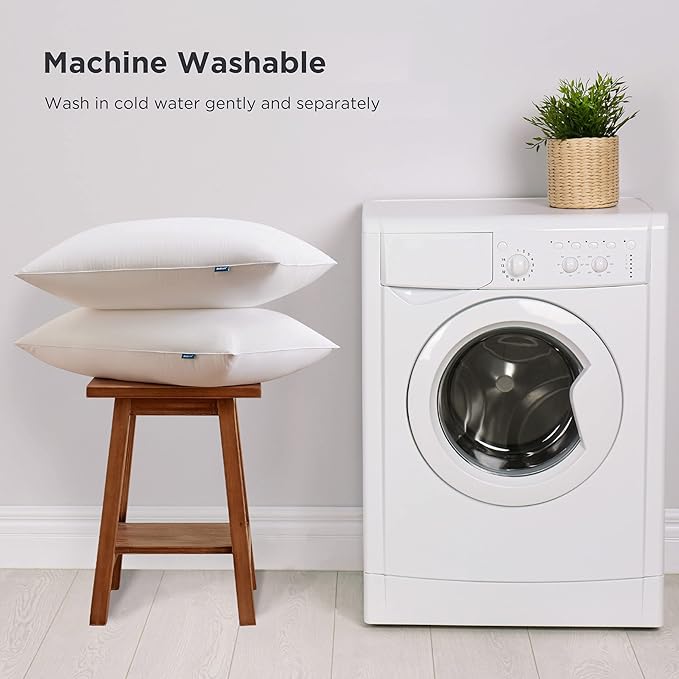 Bedsure King Size Pillows Set of 4 - King Size Bed Pillows 4 Pack for Sleeping, Soft and Supportive, Hotel Quality, Original Down Alternative Filling for Side, Back Sleepers