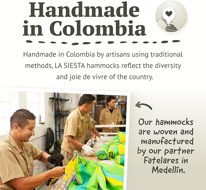 LA SIESTA® - XL King Brisa Classic Hammock & Elipso Stand - Larch Wood Hammock Stand - Weather & Tear Resistant - Backyard Outdoor Hammock with Stand - Family Hammock and Stand - Max 440 Lbs, Cedar